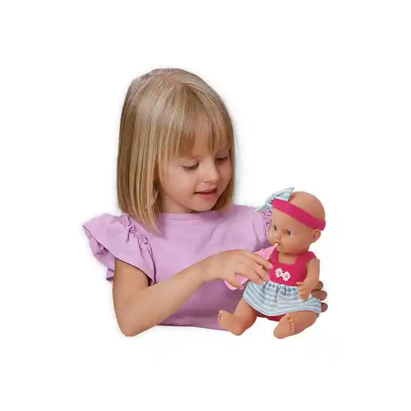 Loko Toys - Muñeca Le Petit Bebé - Drink & Wet