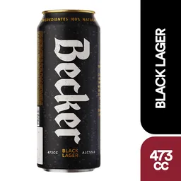 Becker Cerveza Negra en Lata