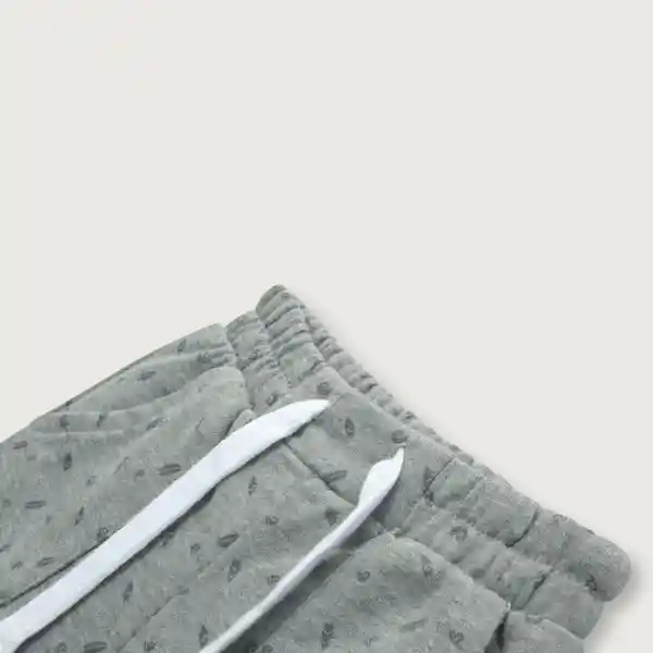 Short Buzo Esencial Niño Gris Talla 6M Opaline