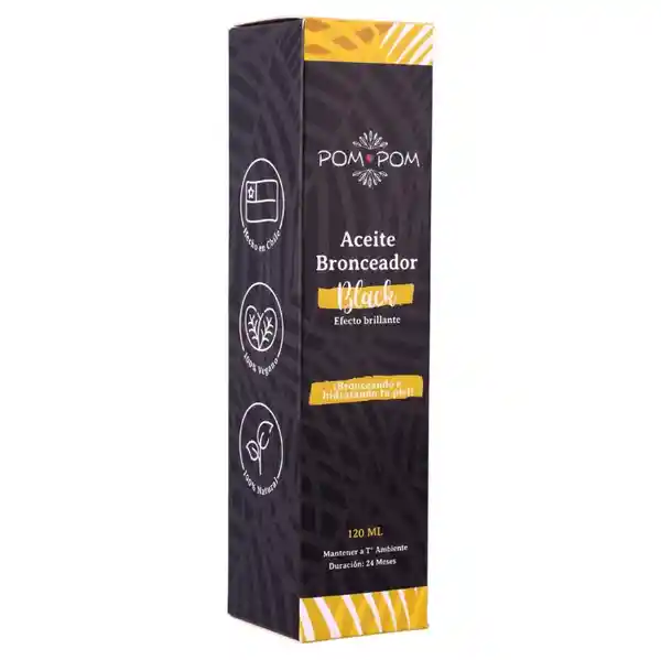 Pom Pom Bronceador Black