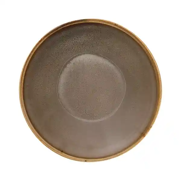 Bowl de Cereal Con Borde Marrón 15.9 cm Casaideas