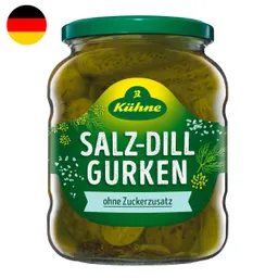 Pepinillos Kühne Salz-Dill Gurken Frasco 650 mL