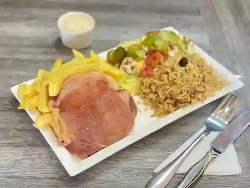 Chuleta Ahumada Al Plato