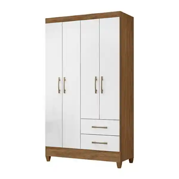 Roch Closet Alto Natural Dormitorio Blanco 182 M-802 4P + 2 C