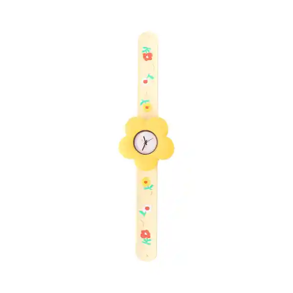 Reloj Para Niños Giratorio Sunrise Sunflowers Amarillo Miniso