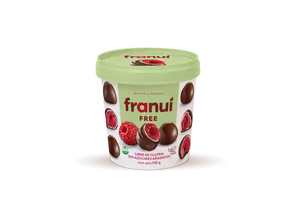 Franuí Free Frambuesa Congelada Bañada en Chocolate
