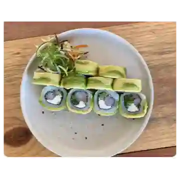 3. Roll Avocado, Camarón, Queso Crema, Cebollín O Pimentón