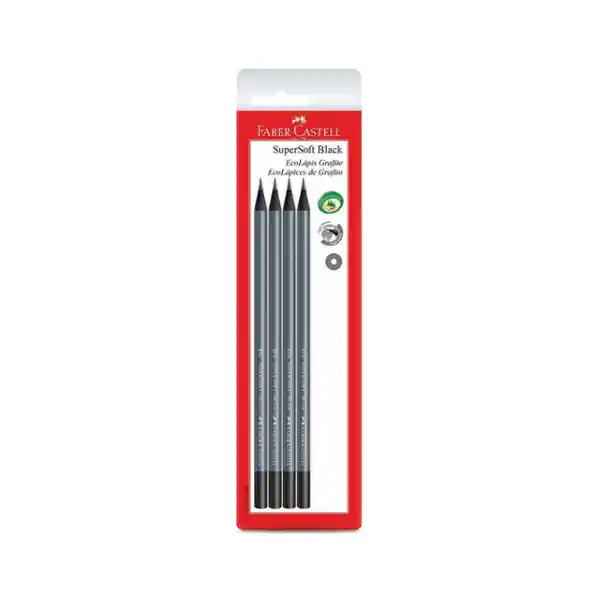 Faber Castell Lápiz Grafito 2Hb Red Súper Soft (494981)