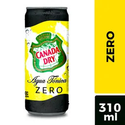 Canada Dry Agua Tónica Zero Lata 310 ml
