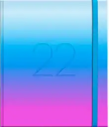 Agenda 2022 Duotono Semanal Turquesa/Fucsia