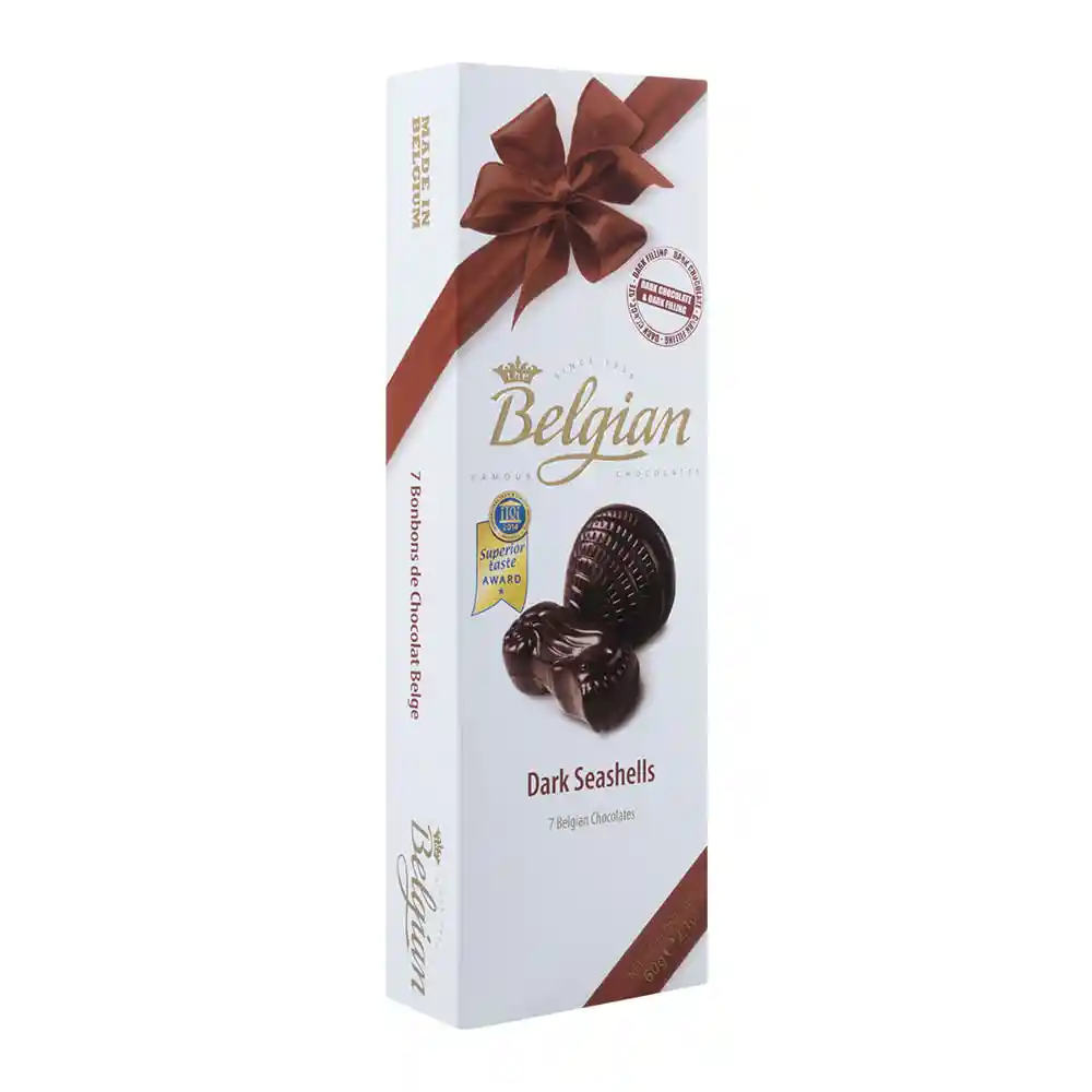 Belgian Conchas Marinas De Chocolate Oscuro