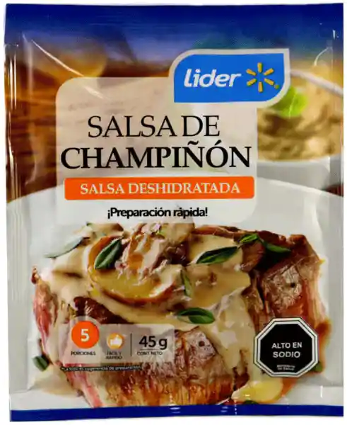 Salsa Champiñones Líder