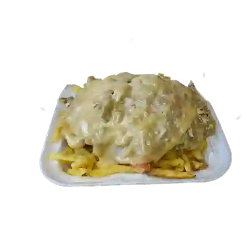 Chorrillana Familiar con 6 Salsas