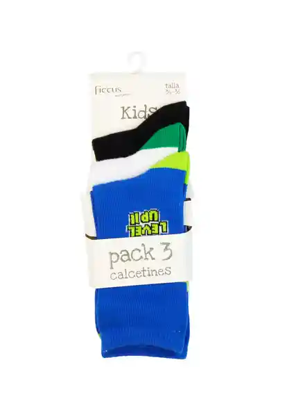 Pack de Calcetines Kids Niño Colores Talla 34/36 - 629