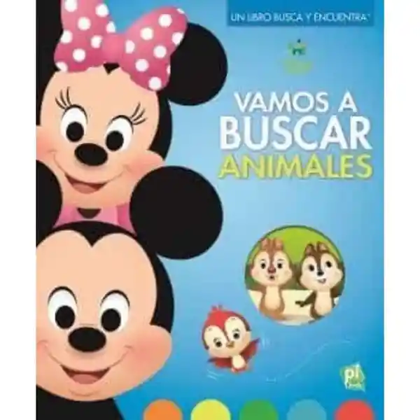 Disney Libro Vamos a Buscar Animales 9781503741348