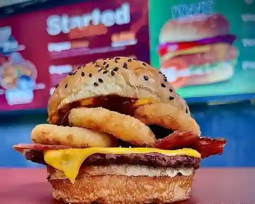 Onion Bacon Simple + Papas Fritas