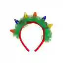 Cintillo Navideño Con Luces Rojo Casaideas