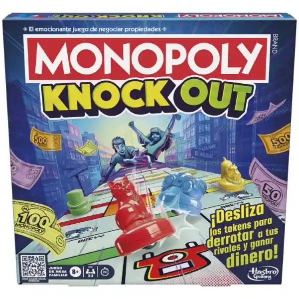 Hasbro Juego de Mesa Monopoly Knockout