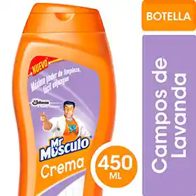 Limpiador de Baño Mr Músculo en Crema Lavanda 450ml