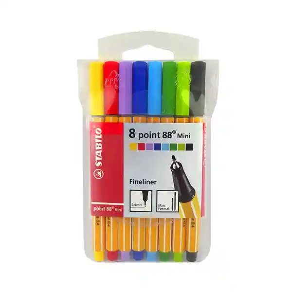 Stabilo Rotulador Fineliner Mini Point 8 Colores 68808