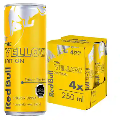 2 x Bebida Energ Red Bull 250cc Yellow Edit