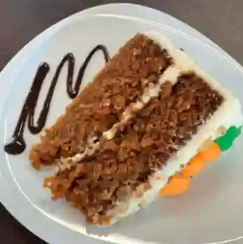 Trozo Torta Zanahoria Limón