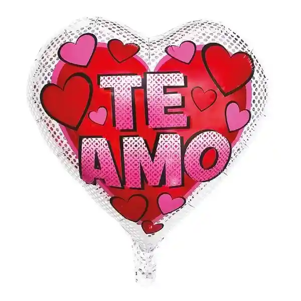 Globo Metálico ''Te Amo'' Corazones
