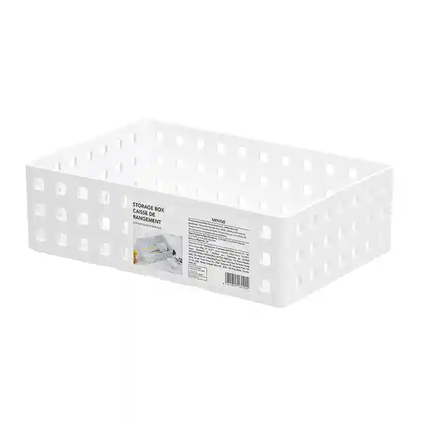 Miniso Caja de Almacenamiento Apilable Mediana