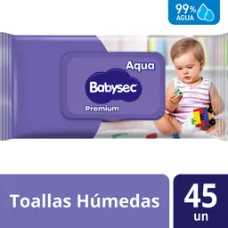 Babysec Toallita Húmeda Premium Con Aloe Vera