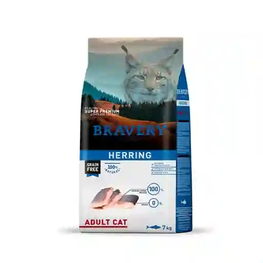Bravery Alimento Gatos Herrings
