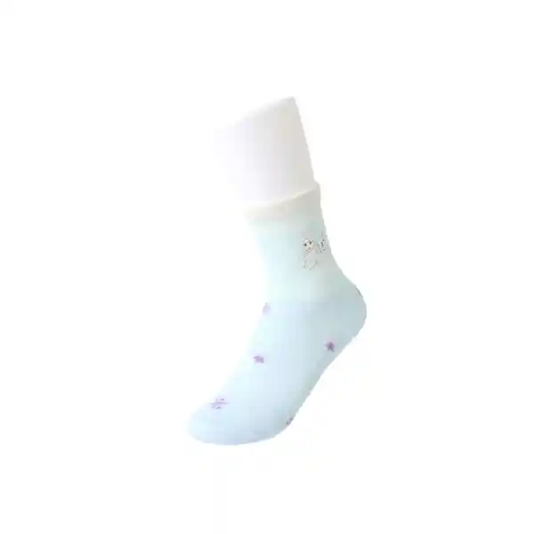 Set Calcetines Para Niño Blanco y Azul Miniso