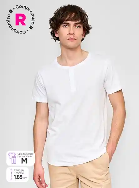 Index Polera Manga Corta Henny Ttemp Blanco L