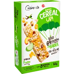 Cuisine & Co Barra Cereal Sabor Frutas 8Un