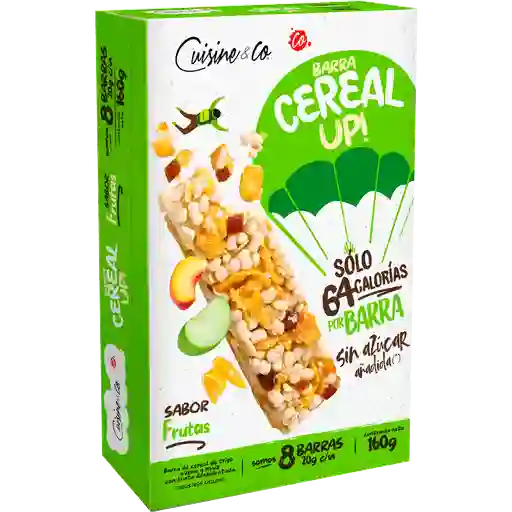 Cuisine & Co Barra Cereal Sabor Frutas 8Un