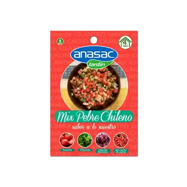 Anasac Semilla Mix Pebre Chileno 4 g