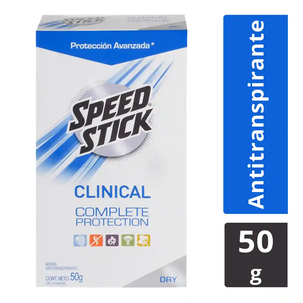 Speed Stick Desodorante Clinical Complet Dry Barra