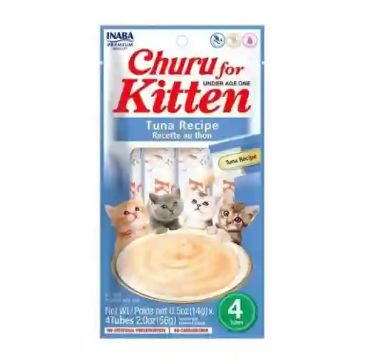 Inaba Churu Alimento Húmedo For Kitten Atún Gato