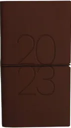 Agenda Pu Tapa Blanda Chequera Chocolate