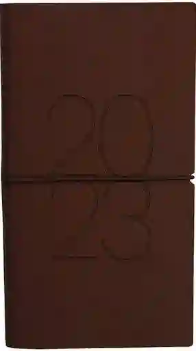 Agenda Pu Tapa Blanda Chequera Chocolate