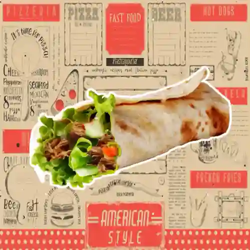 Fajita de Carne Mechada y 3 Ingredientes