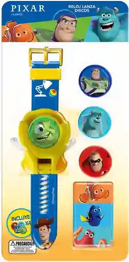 Disney Reloj Lanzador de Discos Pixar