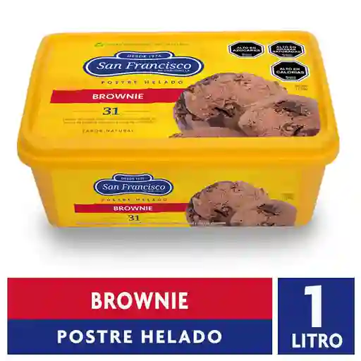 San Francisco De Loncomilla Postre Helado Sabor a Brownie