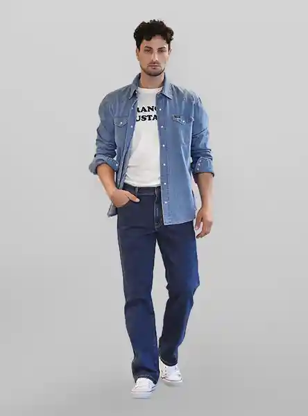 Jeans Regular Hombre Wrangler Texastt5 Talla 40