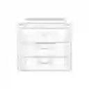 Miniso Organizador Con 3 Cajones, Transparente, Chico