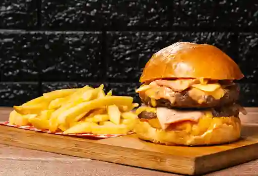 Combo Doble Bacon Cheese Burger