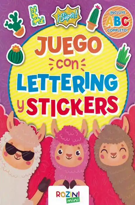 Juego Con Lettering y Stickers