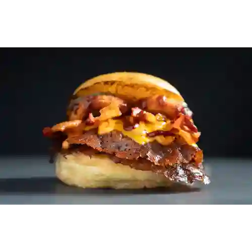 Barbecue burger doble