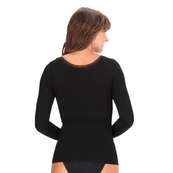 Camiseta Bambú Negro Talla S/M Caffarena