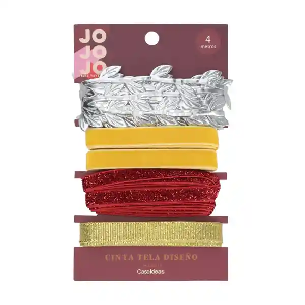 Cinta de Tela Con Diseño Navideño Casaideas