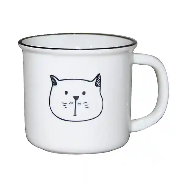 Taza Con Caricatura de Gato Miniso